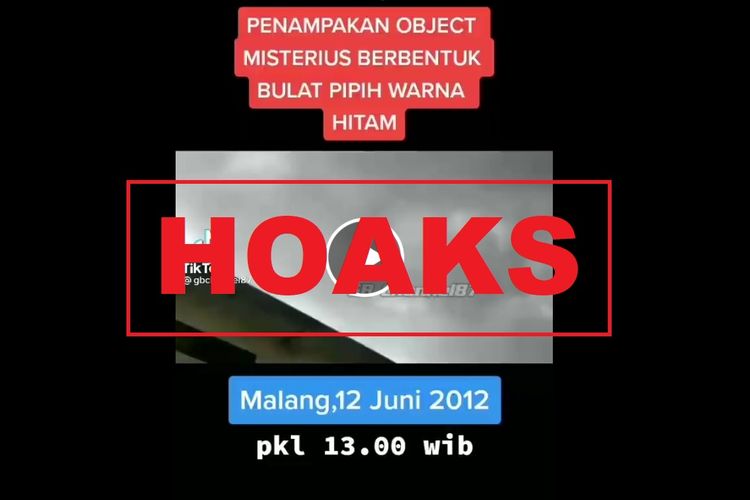 Hoaks, penampakan UFO di Malang, Jawa Timur