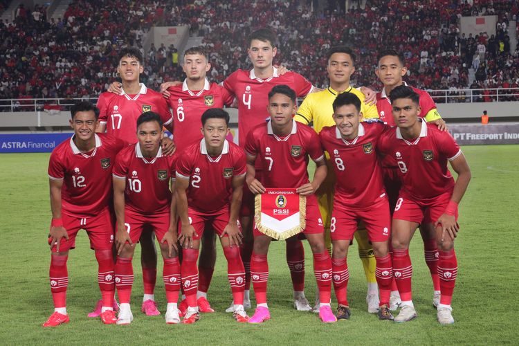 Susunan pemain timnas U23 Indonesia saat melawan Taiwan pada laga Grup K Kualifikasi Piala Asia U23 2024. Laga timnas U23 Indonesia vs Taiwan tersebut akan dilangsungkan di Stadion Manahan, Solo, pada Sabtu (9/9/2023) pukul 19.00 WIB.