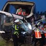 Kronologi Bus Harapan Jaya Tabrak Truk di Tol Jombang-Mojokerto, 1 Tewas