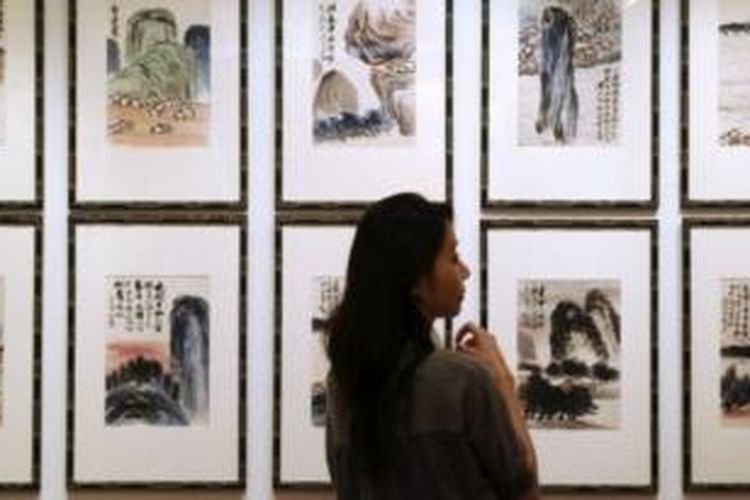 Lukisan karya Qi Baishi termasuk yang dipalsukan oleh kurator Xiao Yuan.