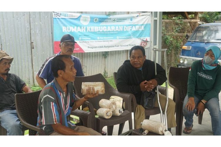 Rumah Kebugaran Difabel Pertamina yang berada di Kecamatan Sedayu, Kabupaten Bantul, Daerah Istimewa Yogyakarta. 

