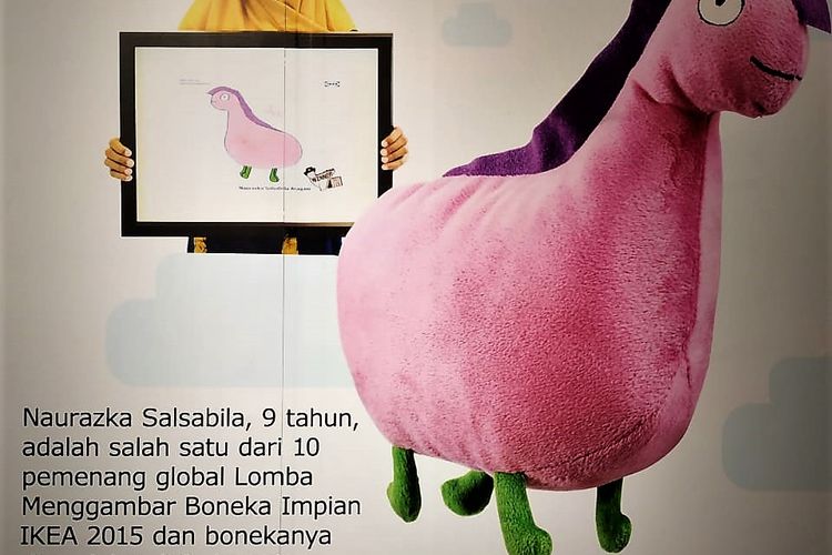Gambar terpilih pada tahun 2015 yang dijadikan boneka