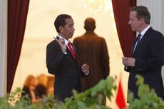 Akrabnya Jokowi dan PM David Cameron di Beranda Istana...