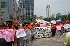 Kurir Shopee Demo di SCBD, Protes Insentif Malah Lenyap Saat Harga BBM Naik