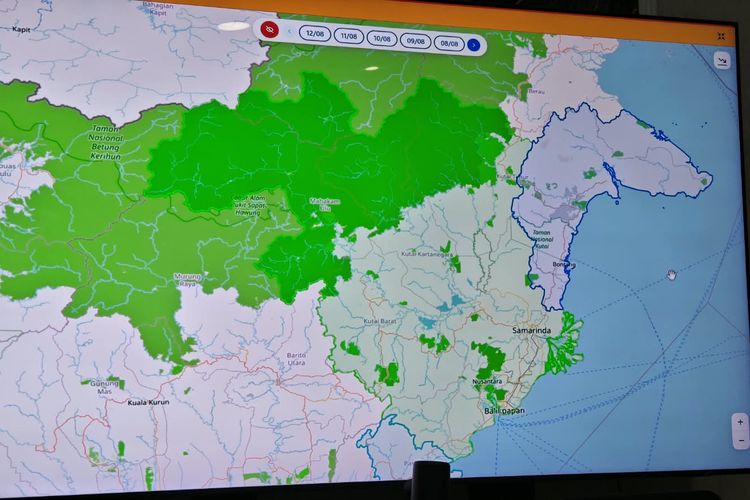 Imbas El Nino, Volume Air Bendungan Sepaku Semoi Menyusut 3 Juta Meter Kubik
