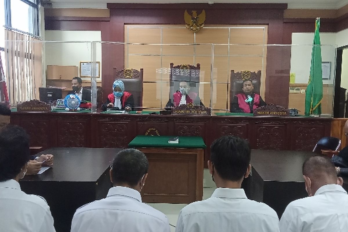 Sidang Replik kasus kebakaran lapas kelas I Tangerang digelar di PN Tangerang pada Selasa (6/9/2022)
