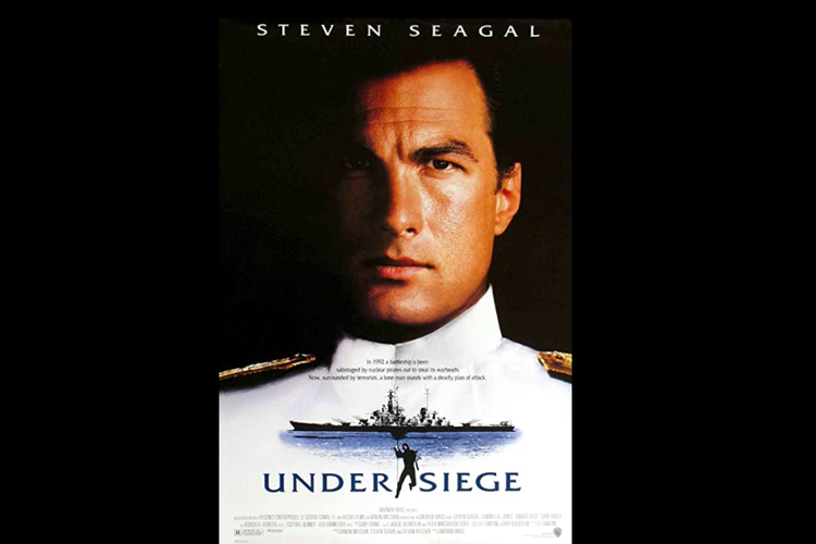 Film Under Siege (1992) tayang di Trans TV.
