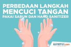 INFOGRAFIK: Perbedaan Langkah Mencuci Tangan Pakai Sabun dan Hand Sanitizer