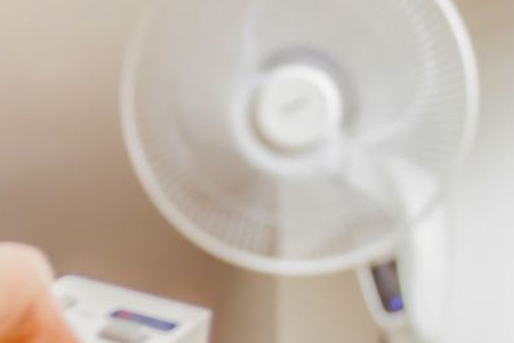 Ilustrasi kipas angin dinding. 