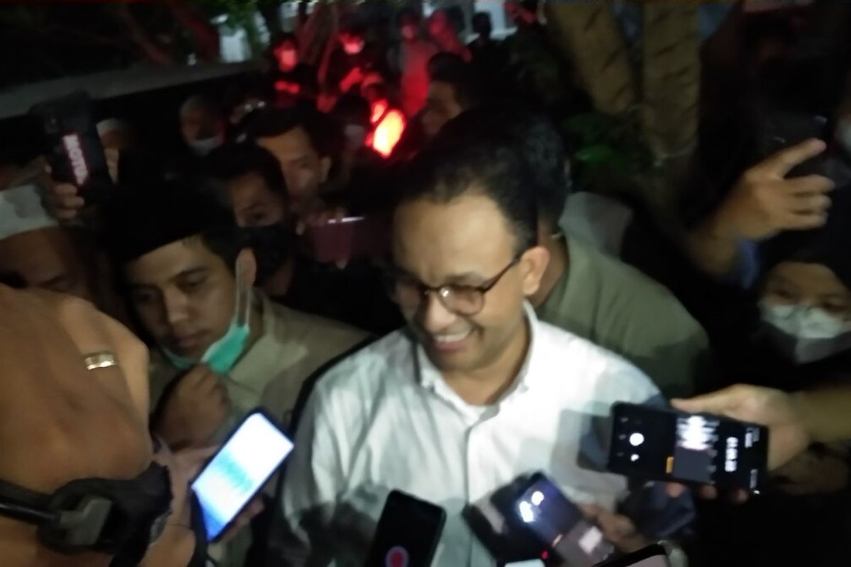 Anies setelah ceramah di UGM, Kamis (7/4/2022)