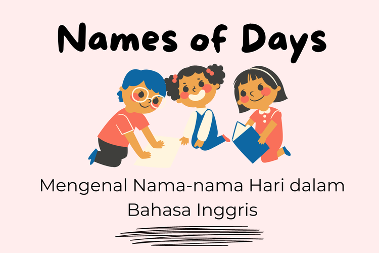 Ilustrasi names of days