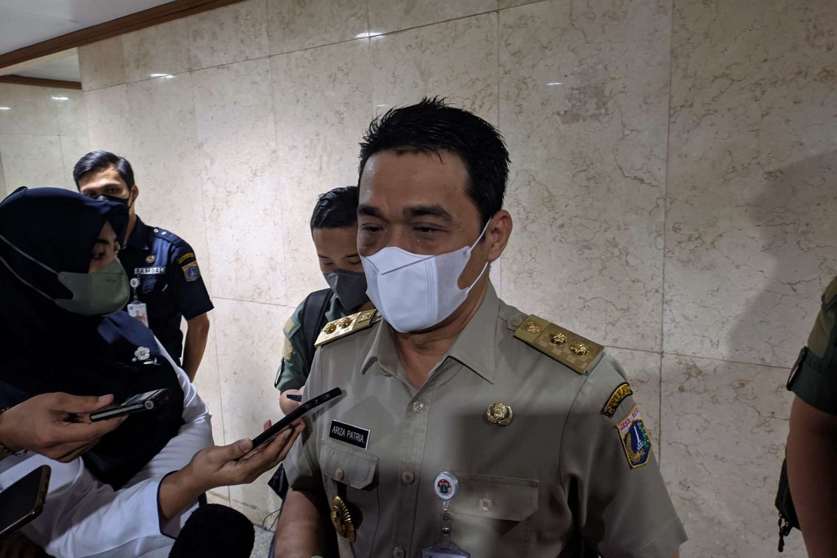 Wakil Gubernur DKI Jakarta Ahmad Riza Patria saat ditemui di Balai Kota DKI Jakarta, Senin (18/4/2022).