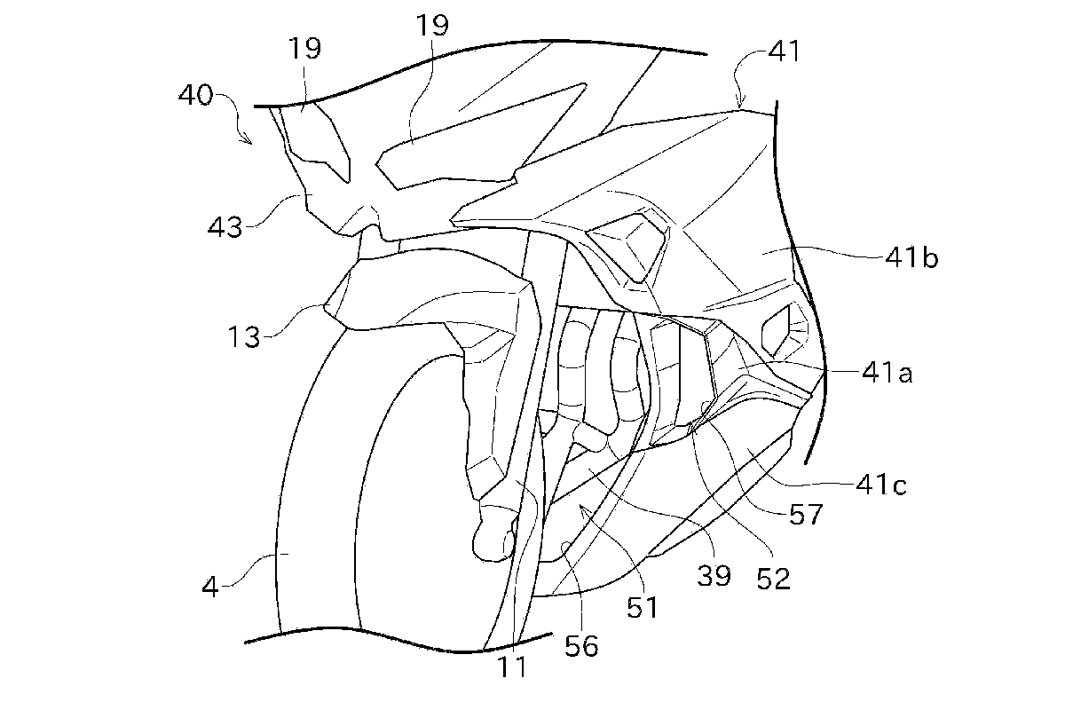 Paten yang diajukan Kawasaki dan diduga kuat sebagai Ninja ZX-4R