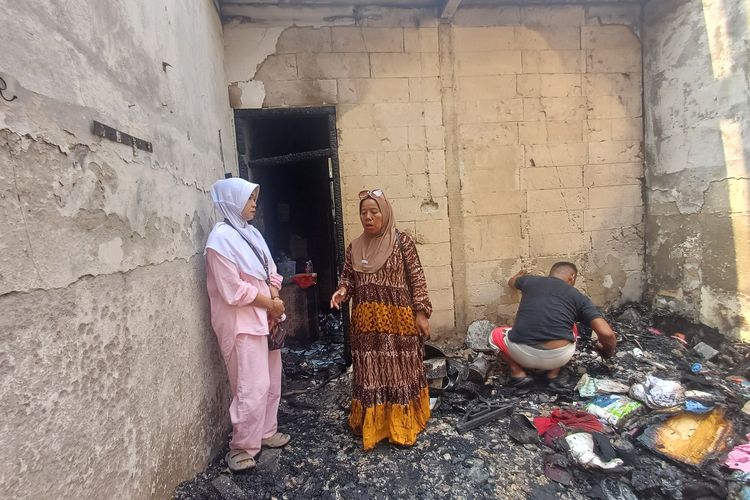 Rumah Hangus Terbakar di Penjaringan Jakut, Aci Kehilangan Ijazah Anak dan Tak Tahu Tinggal di Mana