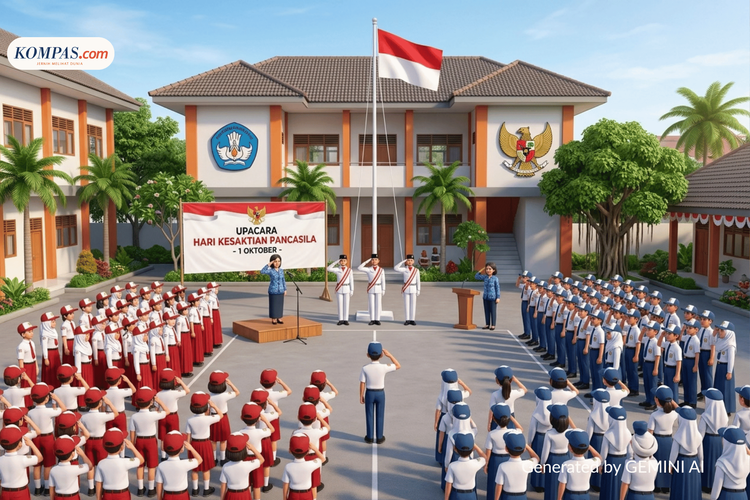 Susunan Upacara Hari Kesaktian Pancasila 2026 di Sekolah dan Instansi, Lengkap Tata Tertib 1 Oktober