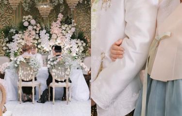 Maudy Ayunda bagikan foto pernikahannya.
