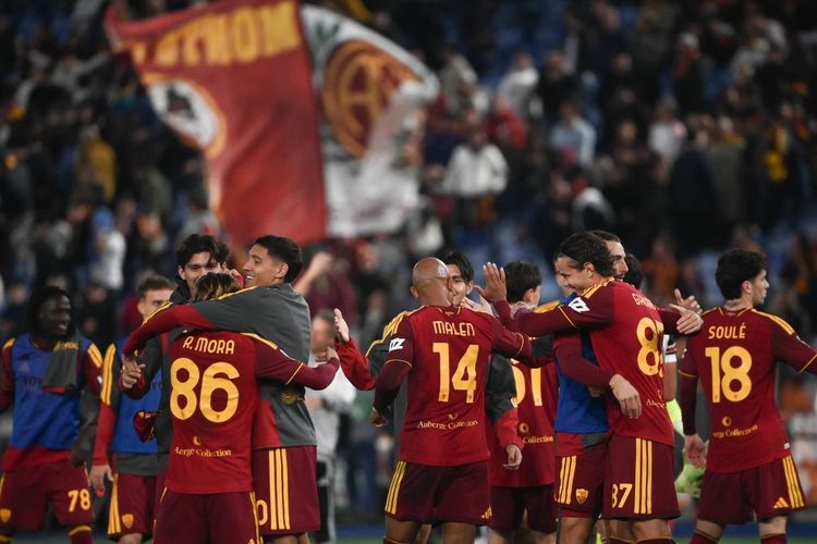 Hasil AS Roma Vs Cagliari 4-2: Sempat Tertinggal, Giallorossi Petik Kemenangan Dramatis