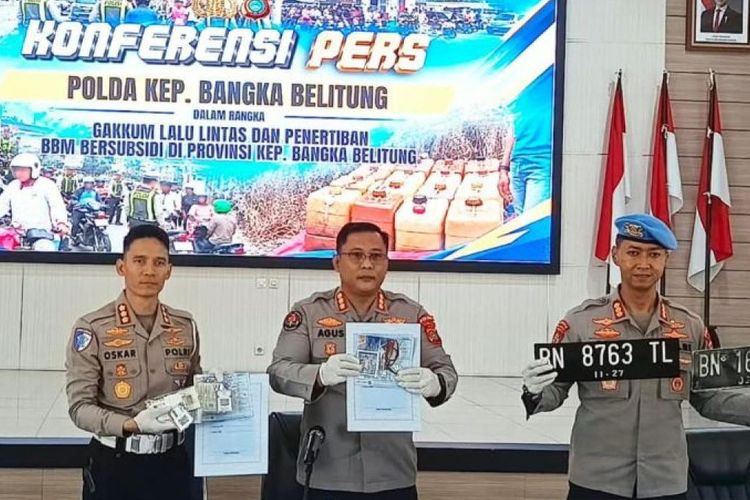 Polda Babel Tertibkan 229 Kendaraan Diduga Penyalahgunaan BBM Subsidi di SPBU, Begini Modusnya