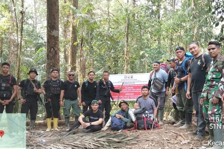 Tambang Emas Ilegal di TN Bogani Nani Wartabone Bolsel Ditertibkan, Peralatan Dimusnahkan