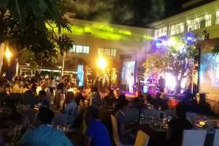 Kompas Gramedia sebagai salah satu pendukung acara Asia Pasifik Media Forum (APMF) 2016 di Nusa Dua Bali menggelar gala dinner diplomasi acara di BNDCC, Nusa Dua Bali.