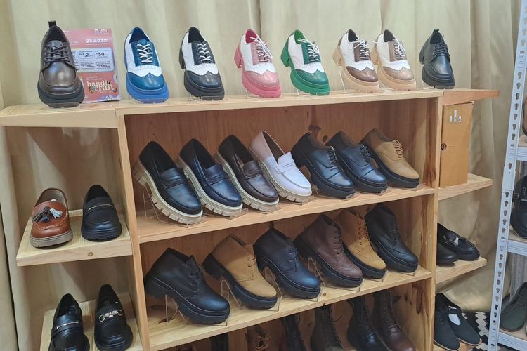 Brand sepatu lokal yang ada di pameran Inacraft 20204 Boty, Rabu (28/2/2024)