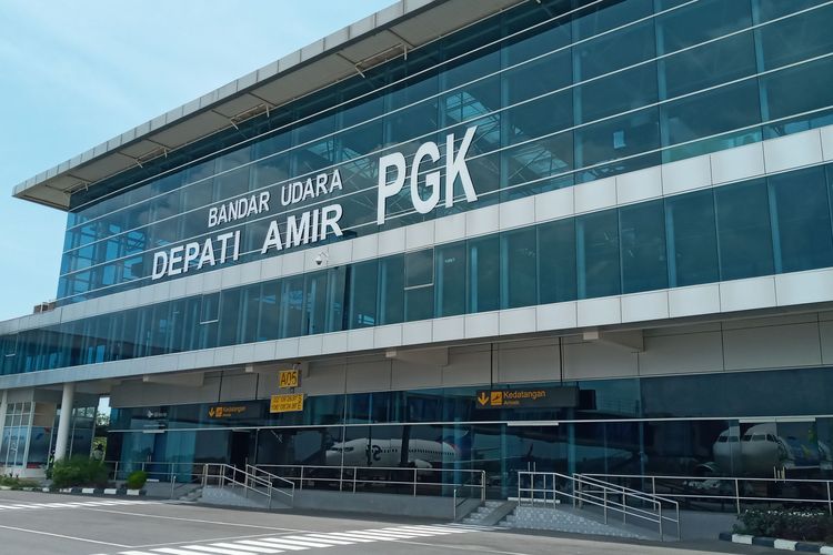 Bandara Depati Amir Pangkalpinang, Kepulauan Bangka Belitung (15/10/2021).