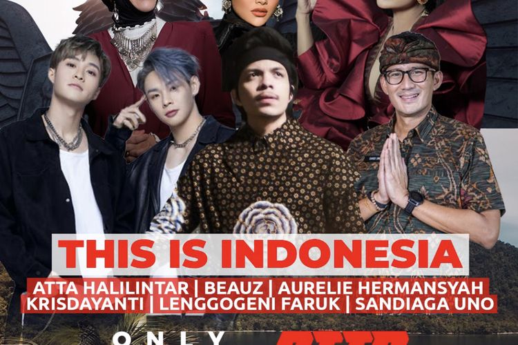Poster untuk lagu This Is Indonesia. (Dok. narasumber).