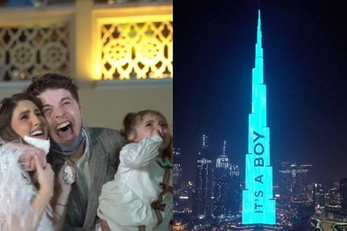 Umumkan Jenis Kelamin Bayi di Burj Khalifa, YouTuber Ini Banjir Kritik