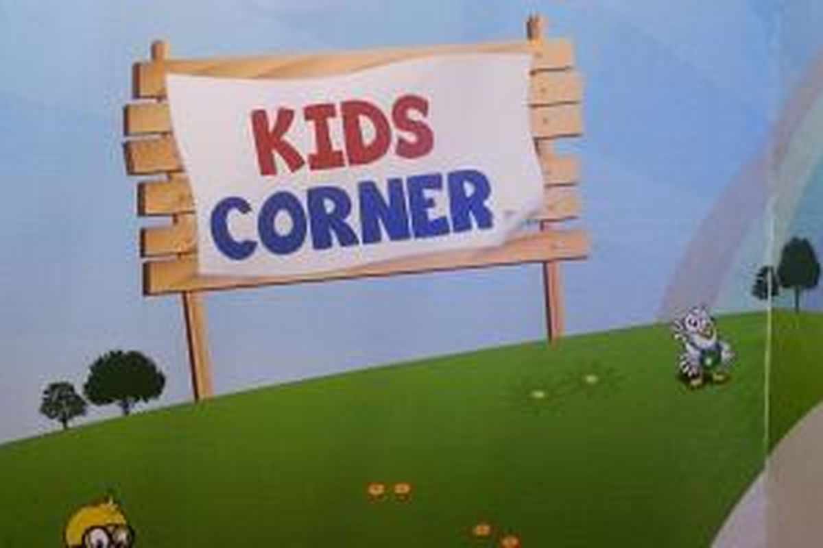 Kids Corner yang berada di lounge Suzuki, Hall A1, JIExpo, Kemayoran, Jakarta Pusat