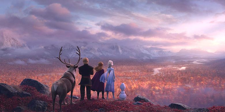 Salah satu adegan dalam film Frozen II keluaran Walt Disney Animation Studios