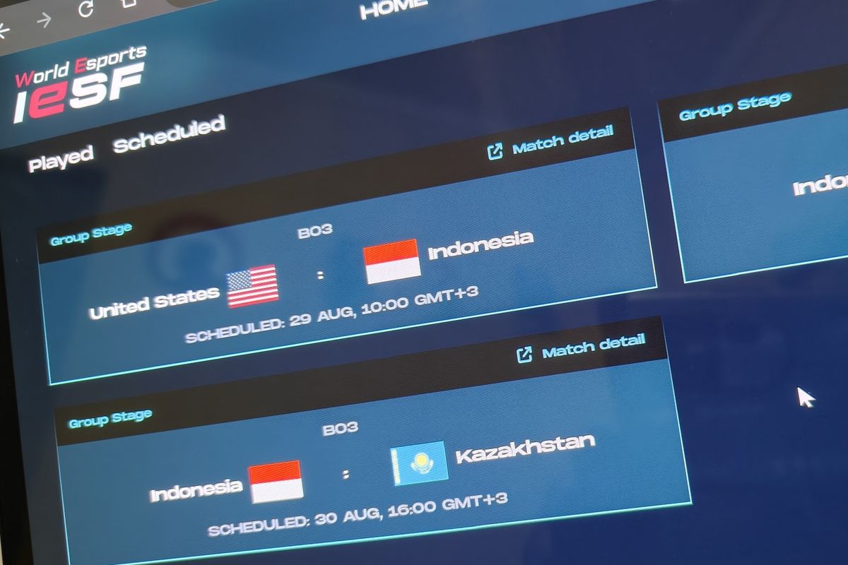 Jadwal IESF 2023 Mobile Legends tim Indonesia.