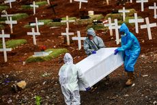 Pemakaman Terkait Covid-19 di Blok Non-Muslim TPU Tegal Alur Capai 66 Orang dalam Sehari