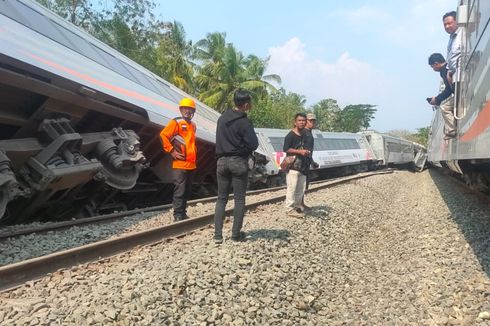 Update Korban Kereta Anjlok dari KAI, Satu Rawat Inap, Tiga Rawat Jalan