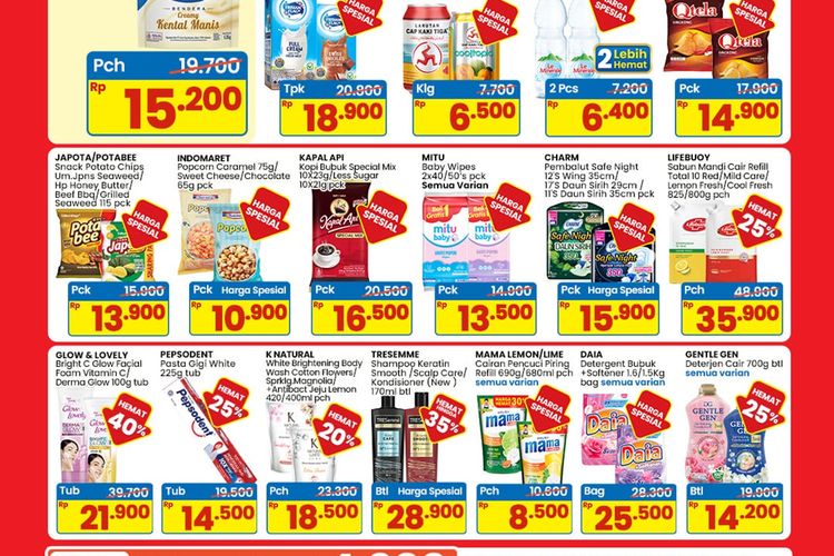Promo JSM Indomaret 3-5 Juli 2026, Gentle Gen Deterjen Cuma Rp 14.200
