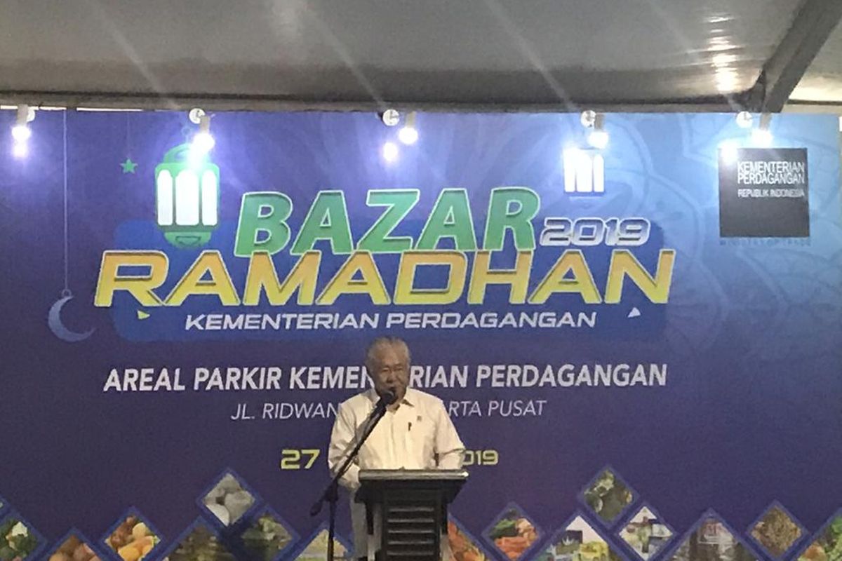 Menteri Perdagangan Enggartiasto Lukita di Jakarta, Senin (27/5/2019).