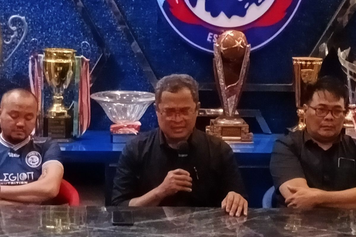 Ketua Panitia Pelaksana (panpel) Arema FC, Abdul Haris di Kantor Arema FC pada Jumat (7/10/2022). 