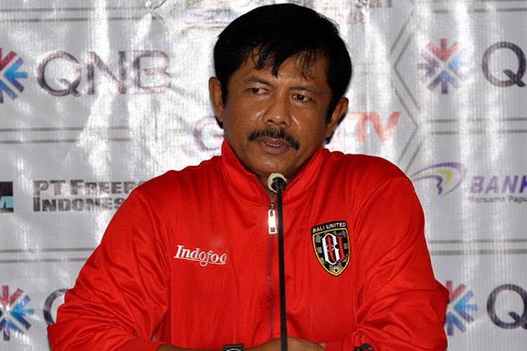 Indra Sjafrie, pelatih Bali United.