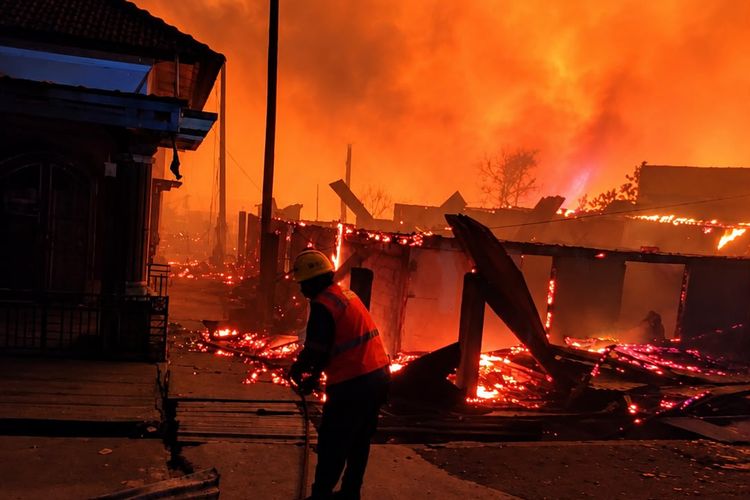 450 Rumah di Bangka Belitung Ludes Terbakar, Tak Ada Korban Jiwa, Listrik Dipulihkan Bertahap