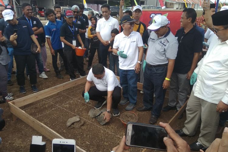 Direktur Layanan PPDPP Kementerian PUPR Agusny Gunawan saat berada di Kota Tasikmalaya.