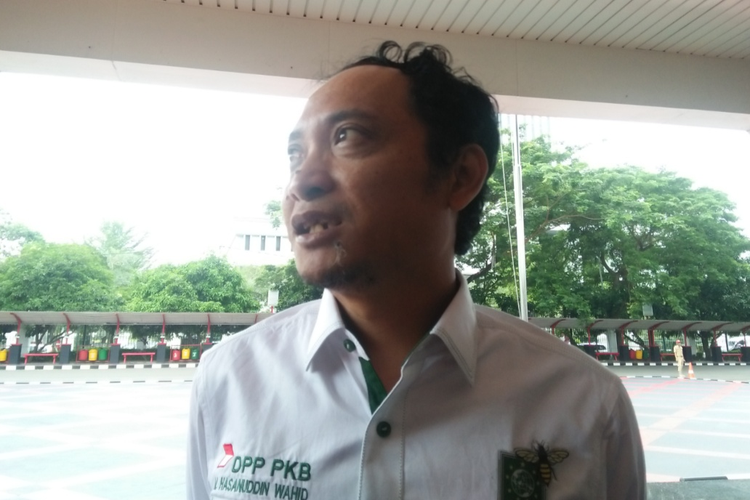 Sekretaris Jenderal Partai Kebangkitan Bangsa (PKB) Hasanuddin Wahid di Kantor Kemendagri, Jalan Medan Merdeka Utara, Rabu (8/1/2020).