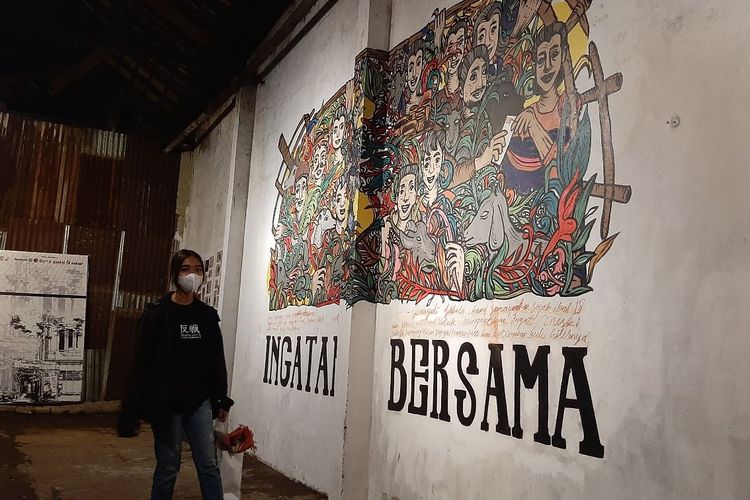 Galeri seni di RPH Kampung Bustaman, Minggu (28/11/2021)