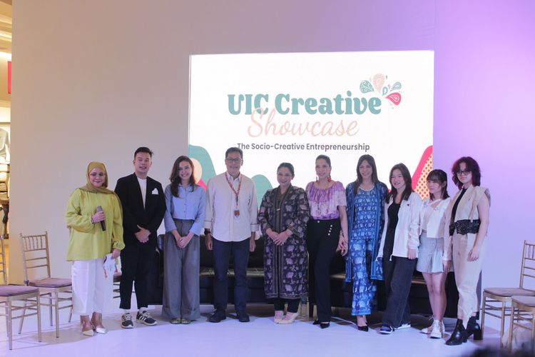 USG Education menggelar kegiatan pameran akademis bertajuk UIC Creative Showcase 2023 - The Socio Creative Entrepreneurship? di Jakarta mulai Selasa (6/6/2023) hingga Rabu (7/6/2023. 