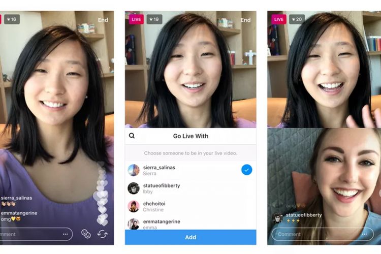 Fitur baru Instagram Live