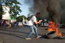 Peringati Hari Sumpah Pemuda, Mahasiswa Demo Tolak UU Cipta Kerja di DPRD Sulsel