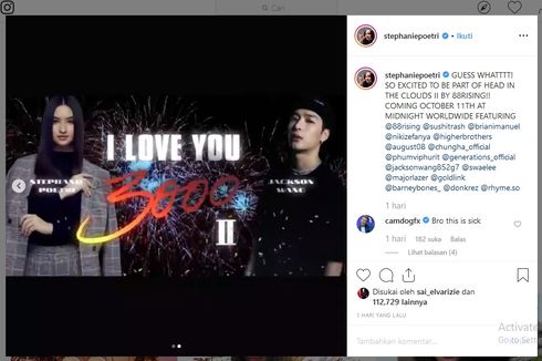 Stephanie Poetri Berduet dengan Jackson GOT7, I Love You 3000 Dibuat Versi Kedua?