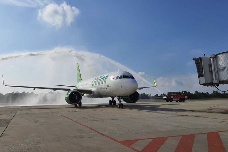 Bandara SSK II Pekanbaru tambah pilihan rute ke Kuala Lumpur oleh maskapai Citilink, Selasa (20/12/2022).