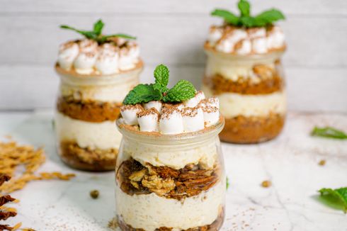 Resep Oatmeal Tiramisu, Camilan Manis yang Sehat dan Praktis