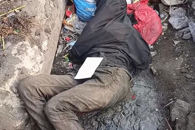 Seorang Pria Disebut Tidur di Got Pasar Serpong Tangsel, Kabur Saat Hendak Dibawa Dinsos
