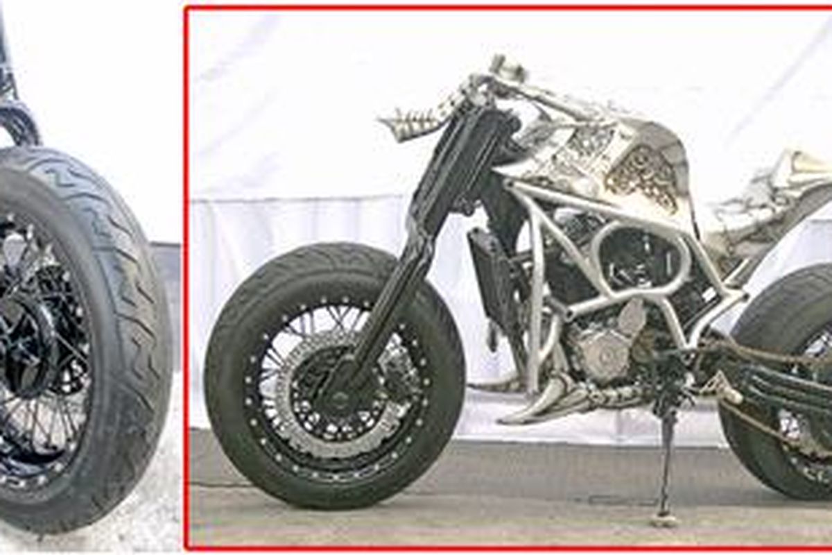 Kombinasi streetfighter dan moge Amerika.