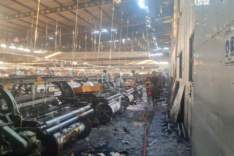Kesaksian Satpam soal Kebakaran Pabrik Tekstil Terbesar di Purworejo, Penyebab Diduga Korsleting Listrik